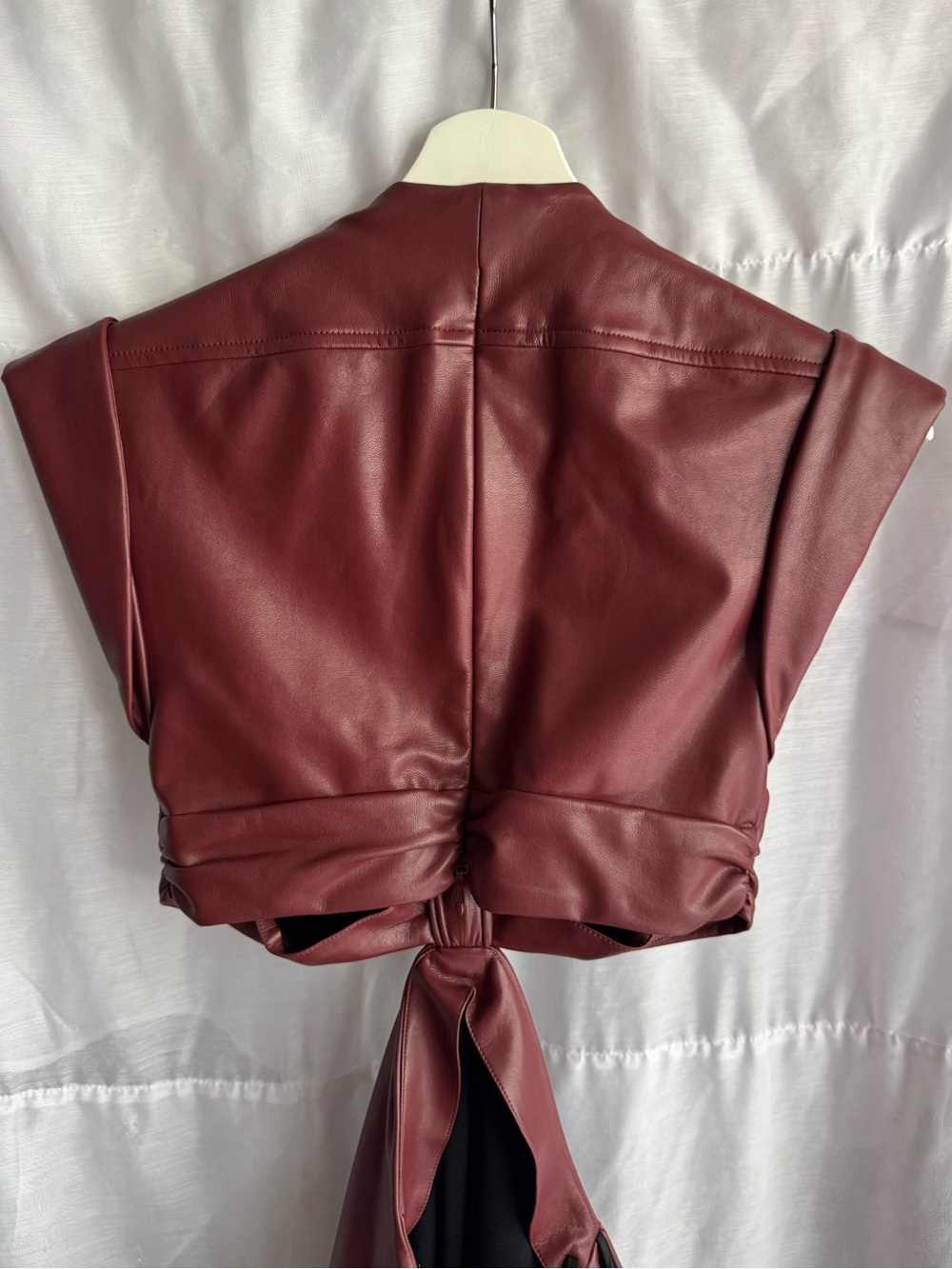 A.L.C. Alexandria Cut-Out Faux Leather Dress - Picture 7 of 12